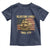 Rejecting Kings Since 1776 Toddler T Shirt Historic Ship Sailboat Distressed American Flag