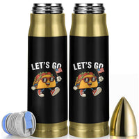 Let’s Go Taco Patriotic Bullet Tumbler Funny 4th of July Food Humor