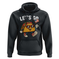 Let’s Go Taco Patriotic Hoodie Funny 4th of July Food Humor