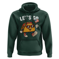 Let’s Go Taco Patriotic Hoodie Funny 4th of July Food Humor