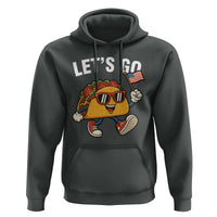 Let’s Go Taco Patriotic Hoodie Funny 4th of July Food Humor