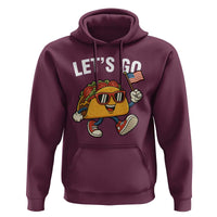 Let’s Go Taco Patriotic Hoodie Funny 4th of July Food Humor