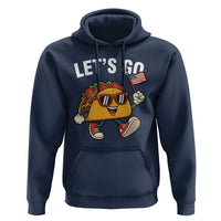 Let’s Go Taco Patriotic Hoodie Funny 4th of July Food Humor