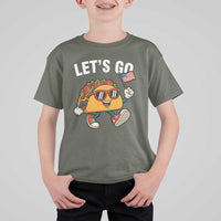 Let’s Go Taco Patriotic T Shirt For Kid Funny 4th of July Food Humor