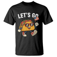 Let’s Go Taco Patriotic T Shirt Funny 4th of July Food Humor