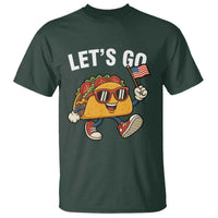 Let’s Go Taco Patriotic T Shirt Funny 4th of July Food Humor