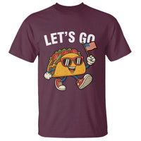 Let’s Go Taco Patriotic T Shirt Funny 4th of July Food Humor