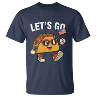 Let’s Go Taco Patriotic T Shirt Funny 4th of July Food Humor