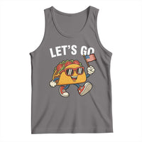 Let’s Go Taco Patriotic Tank Top Funny 4th of July Food Humor