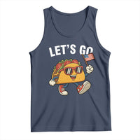 Let’s Go Taco Patriotic Tank Top Funny 4th of July Food Humor