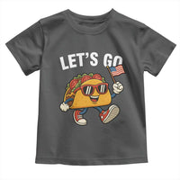 Let’s Go Taco Patriotic Toddler T Shirt Funny 4th of July Food Humor