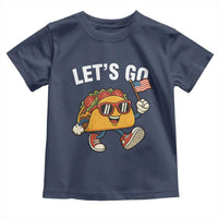 Let’s Go Taco Patriotic Toddler T Shirt Funny 4th of July Food Humor