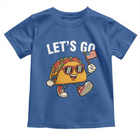 Let’s Go Taco Patriotic Toddler T Shirt Funny 4th of July Food Humor