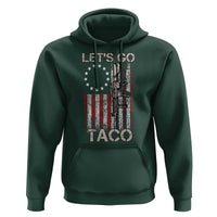 Let’s Go Taco Betsy Ross Flag Hoodie Vintage Patriotic Rifle Gun Rights