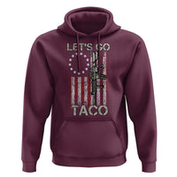 Let’s Go Taco Betsy Ross Flag Hoodie Vintage Patriotic Rifle Gun Rights