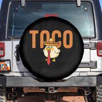 TACO Chicken in Sombrero Spare Tire Cover Funny Mexican Food