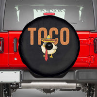 TACO Chicken in Sombrero Spare Tire Cover Funny Mexican Food