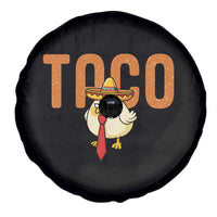 TACO Chicken in Sombrero Spare Tire Cover Funny Mexican Food