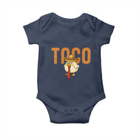TACO Chicken in Sombrero Baby Onesie Funny Mexican Food