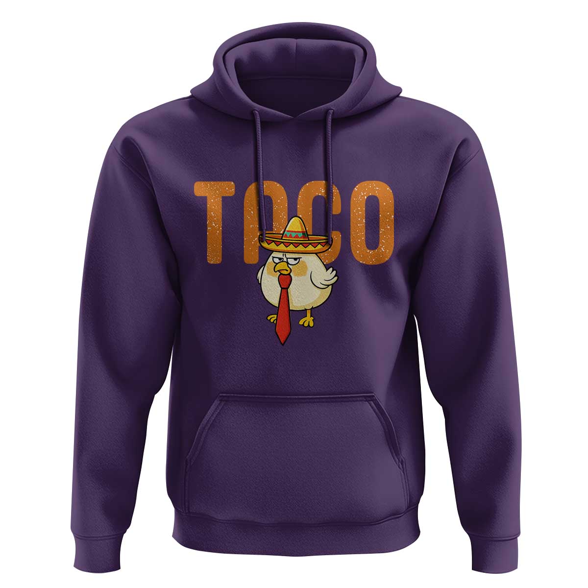 TACO Chicken in Sombrero Hoodie Funny Mexican Food