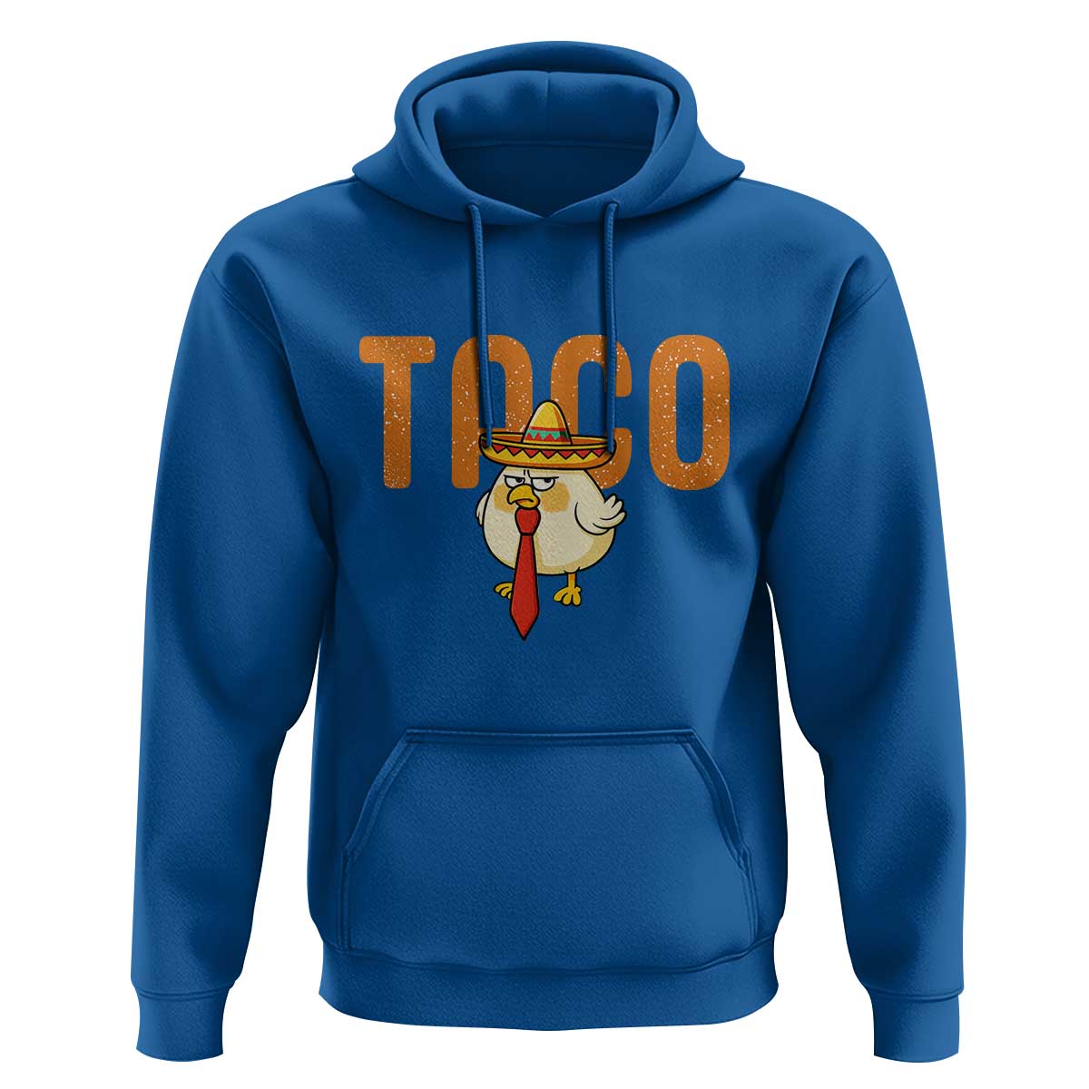 TACO Chicken in Sombrero Hoodie Funny Mexican Food