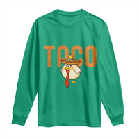 TACO Chicken in Sombrero Long Sleeve Shirt Funny Mexican Food