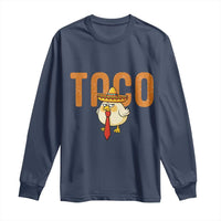 TACO Chicken in Sombrero Long Sleeve Shirt Funny Mexican Food