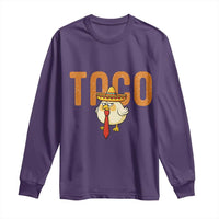 TACO Chicken in Sombrero Long Sleeve Shirt Funny Mexican Food