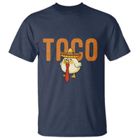 TACO Chicken in Sombrero T Shirt Funny Mexican Food