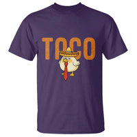 TACO Chicken in Sombrero T Shirt Funny Mexican Food