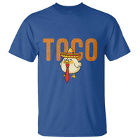 TACO Chicken in Sombrero T Shirt Funny Mexican Food