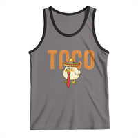 TACO Chicken in Sombrero Tank Top Funny Mexican Food