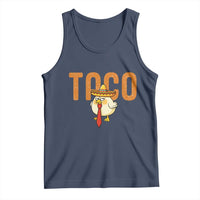 TACO Chicken in Sombrero Tank Top Funny Mexican Food