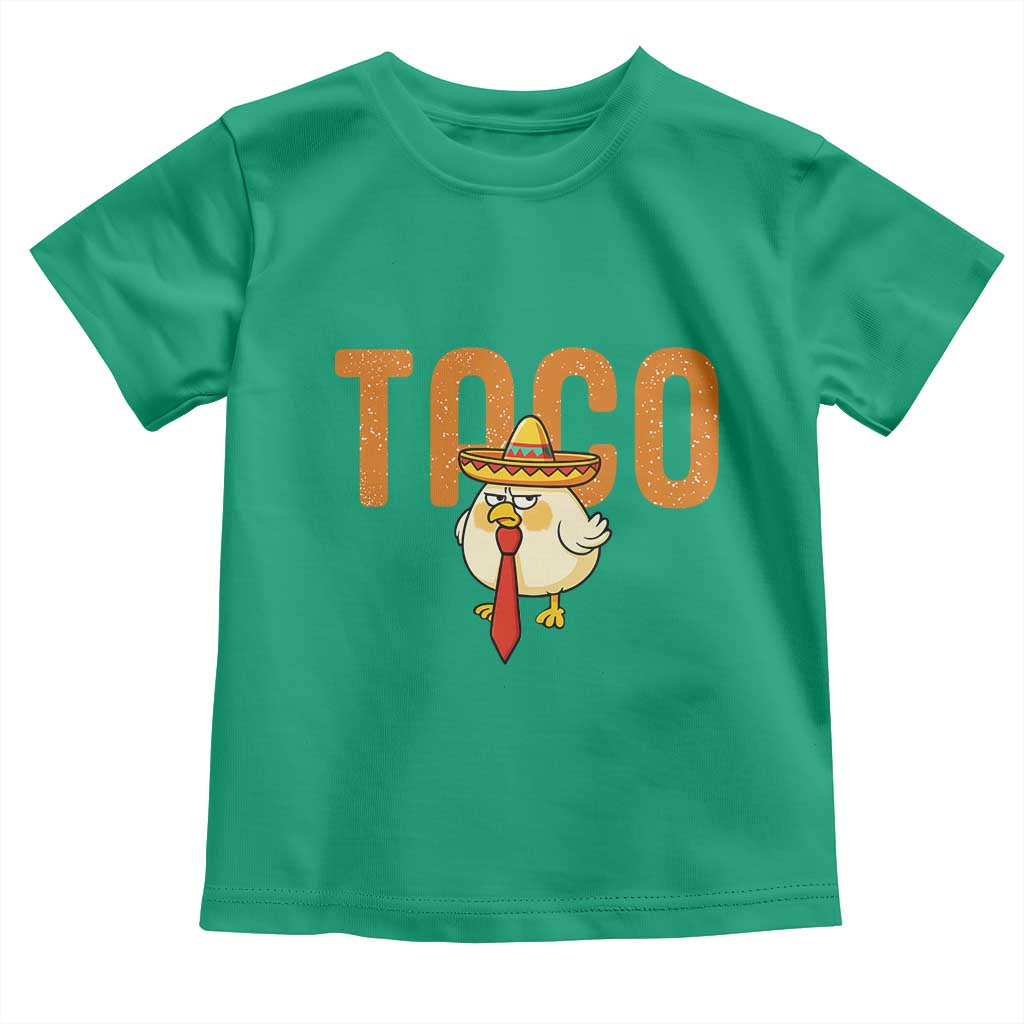 TACO Chicken in Sombrero Toddler T Shirt Funny Mexican Food