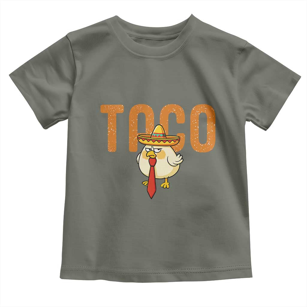 TACO Chicken in Sombrero Toddler T Shirt Funny Mexican Food