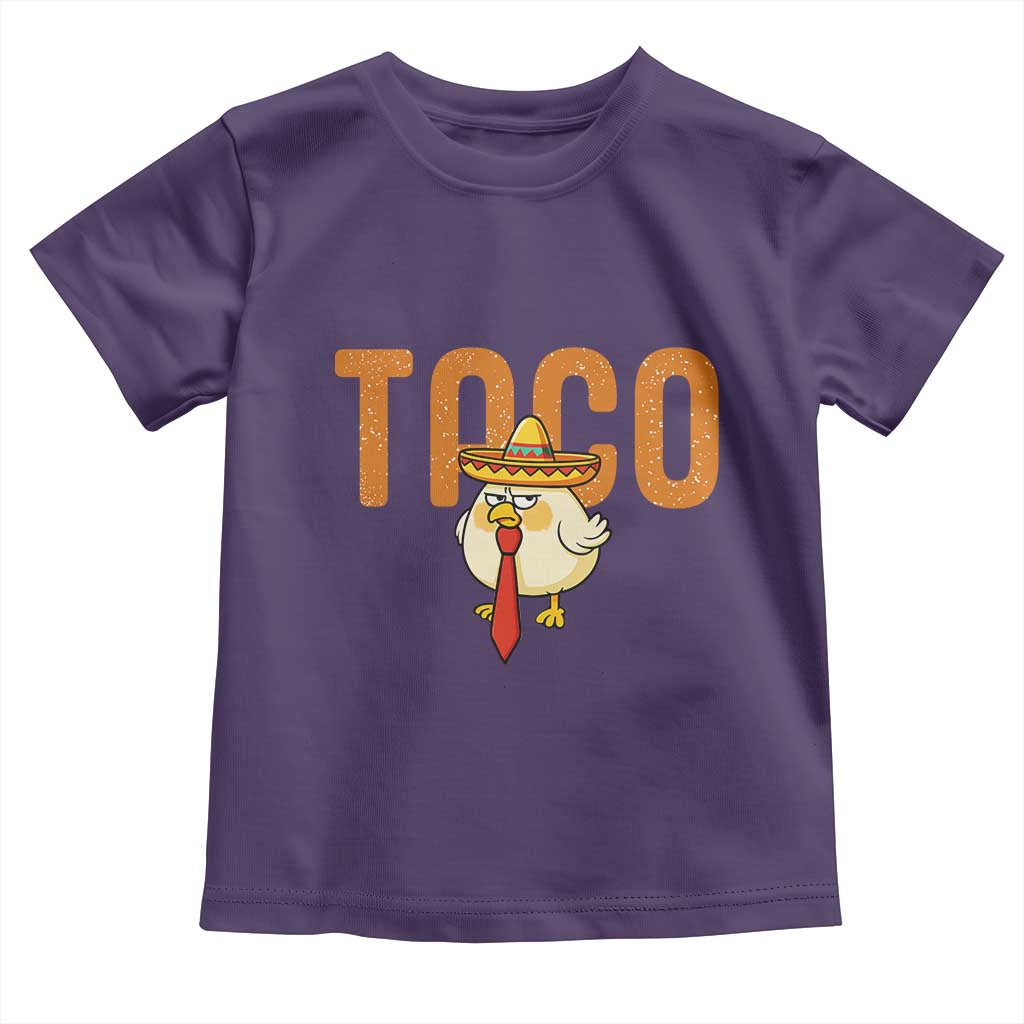 TACO Chicken in Sombrero Toddler T Shirt Funny Mexican Food