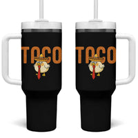 TACO Chicken in Sombrero Tumbler With Handle Funny Mexican Food