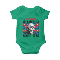 No Kings in America Since 1776 Baby Onesie Founding Fathers George Washington Patriotic