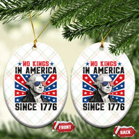 No Kings in America Since 1776 Ceramic Ornament Founding Fathers George Washington Patriotic - Wonder Print Shop