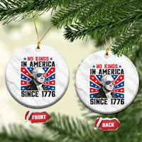 No Kings in America Since 1776 Ceramic Ornament Founding Fathers George Washington Patriotic - Wonder Print Shop