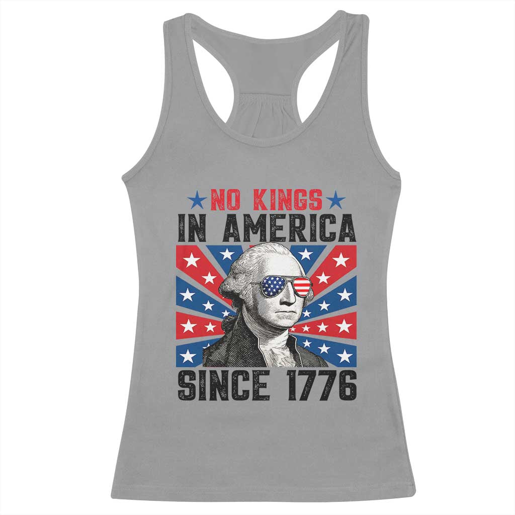No Kings in America Since 1776 Racerback Tank Top Founding Fathers George Washington Patriotic