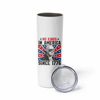 No Kings in America Since 1776 Skinny Tumbler Founding Fathers George Washington Patriotic
