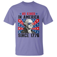 No Kings in America Since 1776 T Shirt Founding Fathers George Washington Patriotic