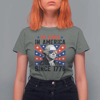 No Kings in America Since 1776 T Shirt For Women Founding Fathers George Washington Patriotic