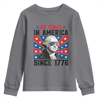 No Kings in America Since 1776 Youth Sweatshirt Founding Fathers George Washington Patriotic