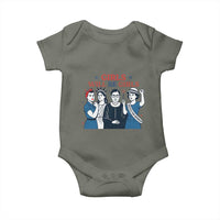 Patriotic Feminist Empowerment Baby Onesie Girl Will Be Girls Womens Rights 4th of July