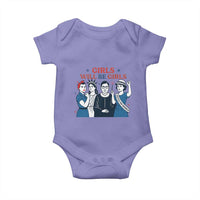 Patriotic Feminist Empowerment Baby Onesie Girl Will Be Girls Womens Rights 4th of July