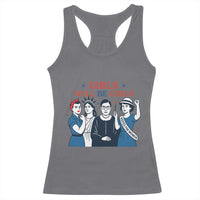 Patriotic Feminist Empowerment Racerback Tank Top Girl Will Be Girls Womens Rights 4th of July