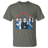 Patriotic Feminist Empowerment T Shirt Girl Will Be Girls Womens Rights 4th of July