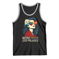 More Pride Less Prejudice Tank Top Retro Pride Month LGBTQ Feminist - Wonder Print Shop